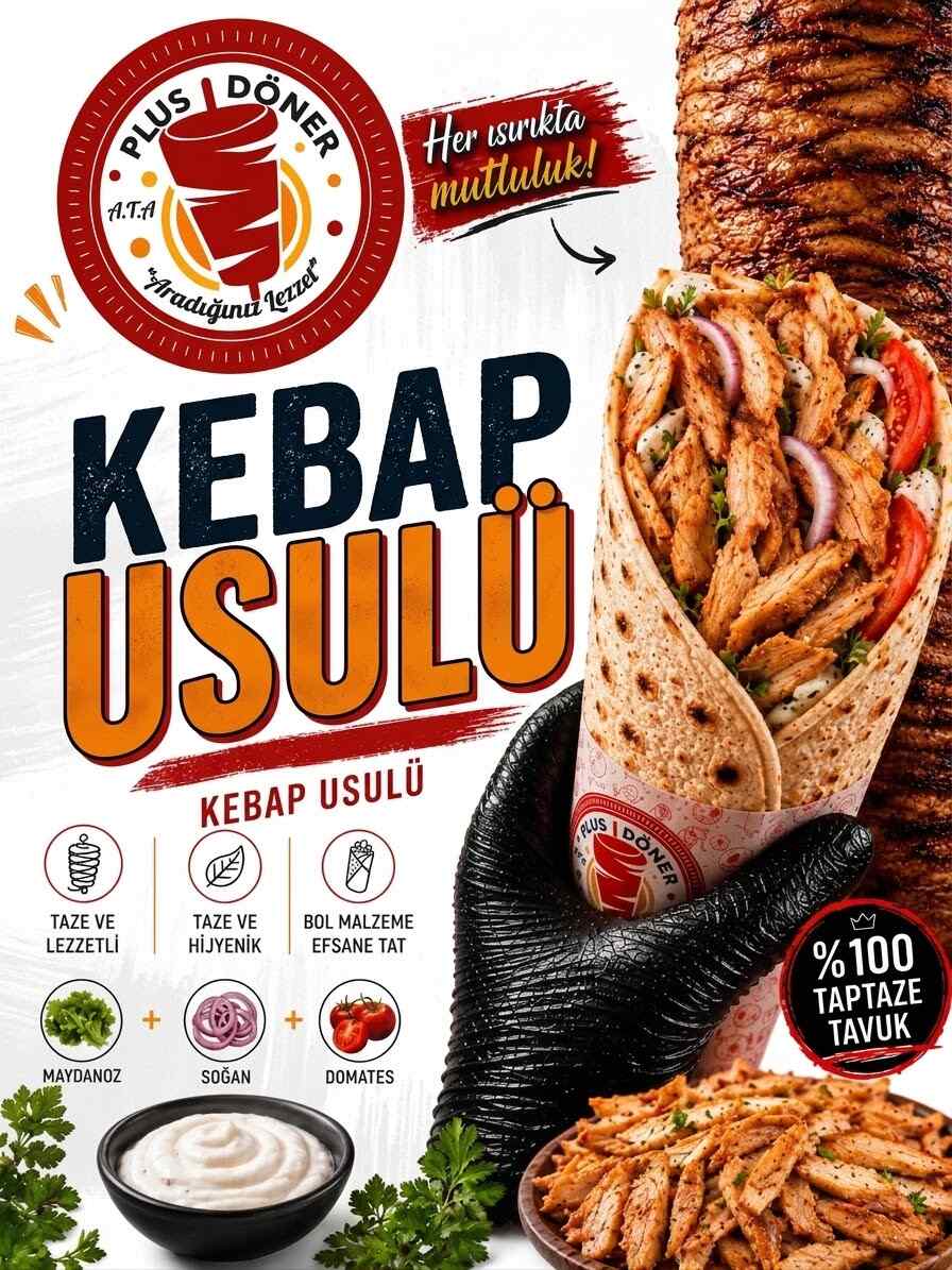 Kebap Usulü Dürüm 